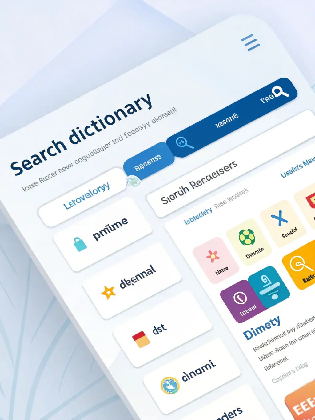 A visual representation of a customizable dictionary being used within the Protokolle per KI software, showing how specific terms and abbreviations are being defined and applied to the transcription process.